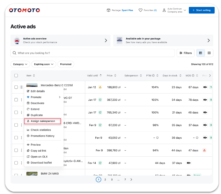 Articol: Functia Profil agent de vanzari
